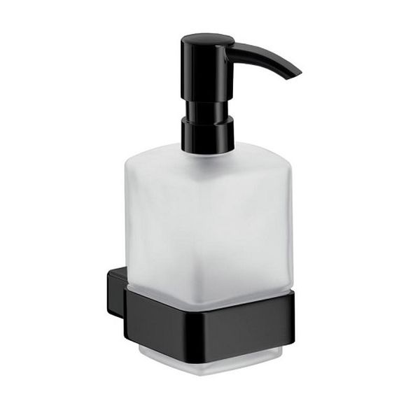 Дозатор жидкого мыла подвесной Emco Loft Black (052113301) - Фото 1